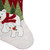 20" Red Baby's First Christmas Stocking with Polar Bears and Plush Red Cuff