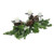 28" Green and Black Pine Needle Cones Christmas Candle Holder