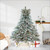 Real Touch™? Pre-Lit Full Flocked Jasper Balsam Fir Artificial Christmas Tree - 7.5' - Clear Lights