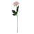 28" Pink and Cream White Artificial Blooming Dahlia with Leaves Floral Spray - 32822088