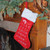 22" Red and White Candy Cane Advent Calendar Christmas Stocking