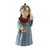 5.5" Gray and Gold Glittered Wise-Man Child with Present Christmas Nativity Figurine