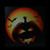 LED Lighted Bats and Jack-O-Lantern Halloween Canvas Wall Art 19.75" x 19.75"