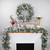 Real Touch™? Pre-Lit Flocked Rosemary Emerald Angel Pine Artificial Christmas Wreath - 30" - Clear LED Lights