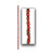55" Red and Green Crabapple Artificial Christmas Garland - Unlit