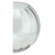 8.75" Clear Transparent Contemporary Segmented Round Glass Bowl