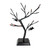 15" Pre-Lit Battery Operated Hanging Bats Artificial Tabletop Halloween Tree - Orange LED Lights