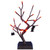 15" Pre-Lit Battery Operated Hanging Bats Artificial Tabletop Halloween Tree - Orange LED Lights