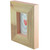 10" Brown and Pink Rectangular Wood Picture Frame