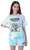 Stranger Things Pajamas Women's Friends Don't Lie Tie Dye Loungewear Set