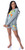 Pokemon Women's Starter Squares 2 Piece Loungewear Pajama Set LS Shirt Shorts - 195566079574