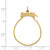 FJC Finejewelers 14k Yellow Gold Memories Holder Charm C741A