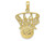 FJC Finejewelers 10k Yellow Gold Swoosh Basketball and Net Charm 10C3780W