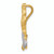 Finejewelers 14k with Rhodium Satin Bright Cut Mermaid Chain Slide Charm in 14 kt Two Tone Gold