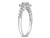 1/3 Carat (ctw G-H-I, I1-I2) Oval Diamond Engagement Ring in 14K White Gold - 08DLG100496633W-8
