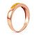 Galaxy Gold 14k Rose Gold Ring with Natural Citrines - Size 7.5