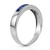 Galaxy Gold  14k White Gold Ring with Natural Sapphires - Size 7.5