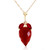 Galaxy Gold  14k Solid White Yellow Rose Gold Necklace Marquise & Briolette Drop Ruby (Yellow-Gold, 18)
