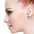 7.35 Carat 14k Solid White Gold Stud Earrings with Natural Blue Topaz