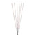 Set of 6 Enchanted Garden LED Red Lighted Branch Spray Driveway Pathway Markers 4'