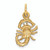 FJC Finejewelers 14k Yellow Gold Scorpio Zodiac Charm C483A
