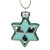 Set of 6 Blue and White Star of David Hanukkah Holiday Ornaments - 2.25"