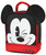 Mickey Mouse Dual Compartment 3D Ears Winking Mickey Insulated Lunch Box