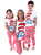 Dr. Seuss Cat In The Hat Mommy and Me Matching Outfit Family Pajama Set - 840161464224