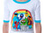 Sesame Street Vintage Character Rainbow Mommy and Me Matching Pajama Set Outfit - 840161459695