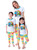 Sesame Street Vintage Character Rainbow Mommy and Me Matching Pajama Set Outfit - 840161459695