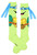 Teenage Mutant Ninja Turtles Character Mask Knee High Socks - 095474398159