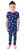 Super Mario Bros. Boys' Video Game Shirt Pants and Shorts 4 PC Pajama Set - 000716737535