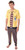 The Office Men's Dwight Schrute Costume Union Suit Pajama Outfit - 013244409706