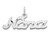 FJC Finejewelers 14k White Gold Nana Charm WCH41B