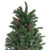 9.5' Pre-Lit Slim Vermont Fir Artificial Christmas Tree - Multicolor Dura Lit Lights