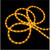 Gold Incandescent Outdoor Christmas Rope Lights - 102 ft
