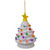 Mr. Christmas Lighted White Ceramic Nostalgic Tree Ornament 5"