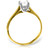 14k Gold Ring with 0.50ct princess cut Genuine Diamond - Size 7