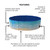Midlee Dog Pool - Foldable & Portable Outdoor Bathing Tub … - ML-1802