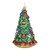 8.5" Christopher Radko Christmas Tree Tradition Glass Ornament #1019784