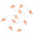 10-Count LED Orange Cactus Fairy Lights - Warm White