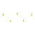 10-Count LED Yellow and Green Pineapple Fairy Lights - Warm White