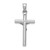 FJC Finejewelers 14k White Gold Crucifix Charm D3227B