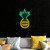 16" Yellow and Green Pineapple LED Neon Style Wall Sign