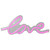 18" Pink LED Lighted 'Love' Neon Style Valentine's Day Wall Sign