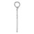 FJC Finejewelers 14k White Gold Block Style Cross Polish Charm K9578WB