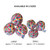 Midlee Plush Birthday Balls Dog Toy- Set of 3 - COM-ML-2394