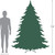 7.5' Northern Pine Full Artificial Christmas Tree - Unlit