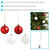 Sunnydaze Indoor Christmas Holiday Tree Shatterproof Merry Medley Ball Ornaments with Hooks - 2"- Red and White - 24pc