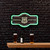 LED Lighted 'Route 66 Service Station' Neon Style Wall Sign